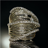 Ringe Bertani & Co. Dame in Weißgold Diamante 1.01 Ct 98769 - 98769